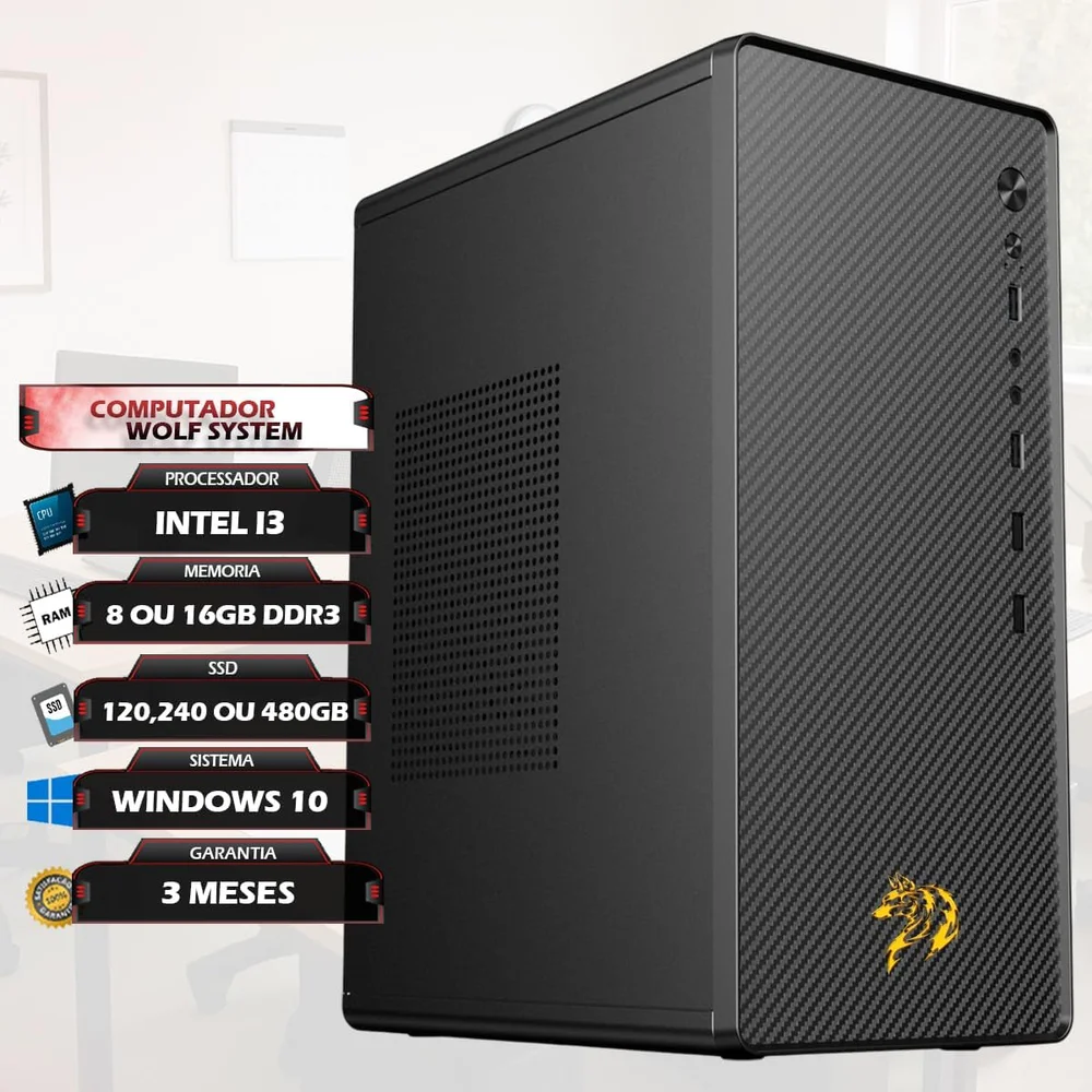Wi-Fi 10世代i3 M.2SSD256gb+HDD500 office Desktops Knaytec com Intel Core i3 | Knaytec Tecnologia