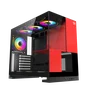 Gabinete Gamer Redragon Eternal Preto E Vermelho Sem Fans Ca-612br