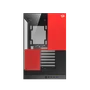 Gabinete Gamer Redragon Eternal Preto E Vermelho Sem Fans Ca-612br
