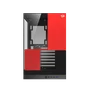 Gabinete Gamer Redragon Eternal Preto E Vermelho Sem Fans Ca-612br