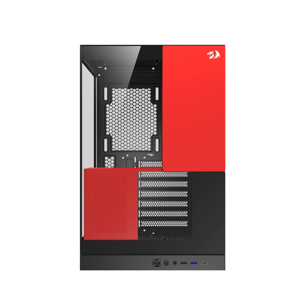 Gabinete Gamer Redragon Eternal Preto E Vermelho Sem Fans Ca-612br Gabinete Gamer Redragon Eternal Preto E Vermelho Sem Fans Ca-612br